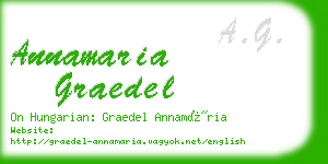 annamaria graedel business card